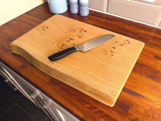 Large chunky oak chopping board - Serving board - Charcuterie board