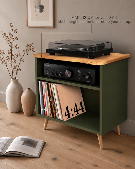 Small Custom Colour Vinyl Record Cabinet