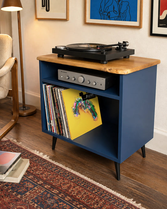 Small Custom Colour Vinyl Record Cabinet